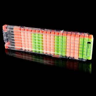 Maxxlite Soft Bullet Clip Quick Reload Clip for Nerf Elite Series Pack of 18 Bullets Ammo Convertible Tip Dart