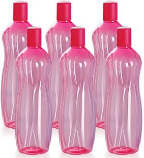 cello Sipwell PET Bottle Set, 1000 ML, Set of 6, Pink 1000 ml Bottle