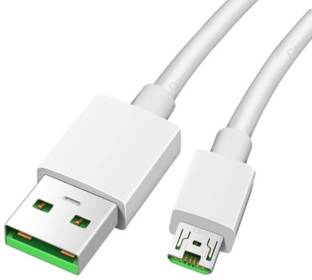 ONCRO Micro USB Cable 2 A 1 m Compatible Flash Super V O O C Micro USB 7 Pin Data Sync Fast Charging Cable White Upto 4Amp for All O Smartphones
