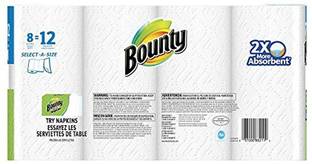Bounty Paper Towels White Paper Napkins