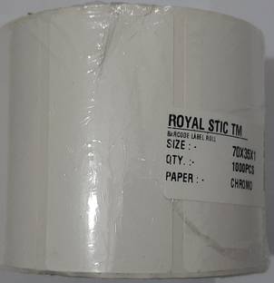 ROYAL STIC TTL-70x35x1 Self-adhesive Paper Label