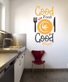 VCREATE DECOR 58 cm GOOD FOOD IS GOOD MOOD Removable Sticker