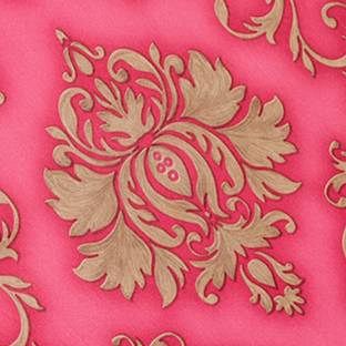 Eurotex Vinyl Decorative Red Wallpaper