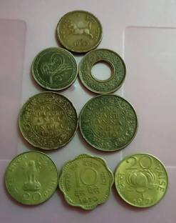 jaya collection Indian Old Coin Set. Modern, Medieval Coin Collection