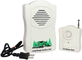 Gentle e kart Long Range Wireless Remote Bell,Calling Bell.Heavy Duty,for Office,Home and Commercial use. Wired Door Chime