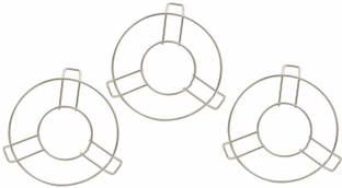 lookat Hot Pot Stand / Casserole Stand / Hot & Cold Cauldron stand / Stainless Steel Heat Resistant Hot Pan / Pot Stand - 3 Pcs. stylish Trivet