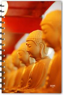 ESCAPER Buddha Diary (RULED), Buddha Diary, Devotional Dairy, God Diary, Designer Diary, Journal, Notebook, Notepad A5 Diary Ruled 160 Pages