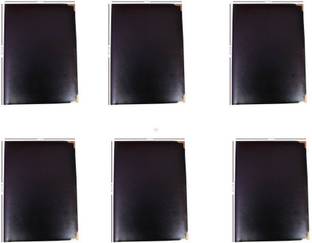 रॉयल स्टेशनरी प्रीमियम क्लास रेक्सीन 4 लीफलेट्स के साथ होटल/रेस्टोरेंट मेन्यू बुक कवर (11" x 8")