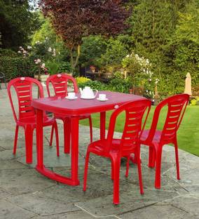 Petals Plastic Table & Chair Set
