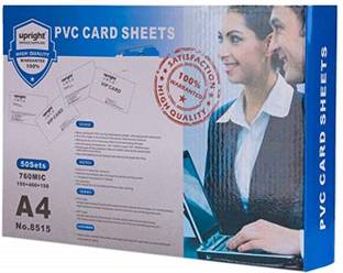 verena Dragon Sheet set of 50 Core and 100 Overlay Inkjet Printable for PVC CARD UNRULED A4 760 gsm Inkjet Paper