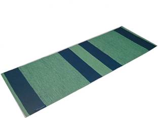 ASE YOGA INDIA 100 % COTTON YOGA MAT MIXTURE WITH BOXES Green 5 MM mm Yoga Mat