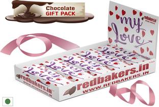 redbakers.in MyLove Vanilla 5 Chocolates Gift Pack Bars