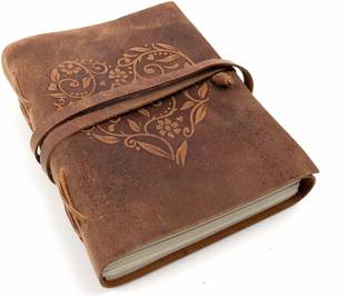 Craft Shop Leather Journal Love Heart,7x5 A5 Planner/Organizer no 200 Pages