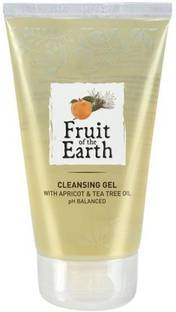 Fruit of the earth Cleansing Gel With Apricot & Tea Tree Oil pH Balanced Face Wash