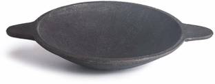 Bharath Agencies Premium Quality Cast Iron Appam Chetty Appachatty 1 L capacity 21 cm diameter