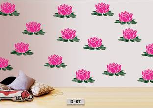 Decorze D-07 Lotus Flower Stencil Stencil