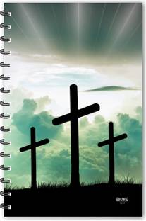 ESCAPER Cross Diary (RULED), Jesus Christ Diary, Cross Diary, Devotional Dairy, God Diary, Designer Diary, Journal, Notebook, Notepad A5 Diary Ruled 160 Pages