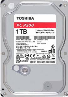 TOSHIBA HDWD110UZSVA 1 TB Desktop Silver SATA Internal Hard Disk Drive (HDD) (PC P300)