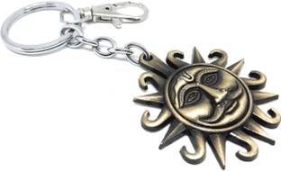 Aura Metal Sun God Surya Suryavanshi Suraj Dada Bhagwan Key Ring Key Chain