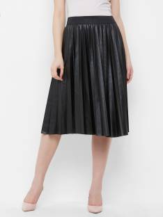 Bebe Solid Women Flared Black Skirt Buy Bebe Solid Women Flared Black Skirt Online At Best Prices In India Flipkart Com