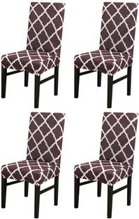 HOUSE OF QUIRK Polyester 1 Seater Chair Checkered Cover