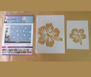 Decorze D-11 D-11 Hibiscus Flower Stencil Stencil