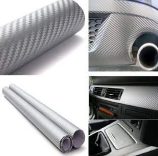 EliteAuto 50 cm carbon fibre (red) Self Adhesive Sticker
