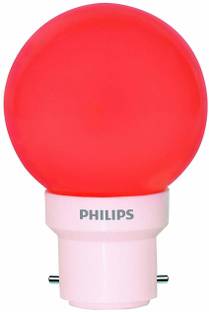 PHILIPS 0.5 W Basic Round B22 LED Bulb