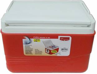 PRINCEWARE Insulated Plastic Chiller Ice Box,6 LTR,Red ICE BOX