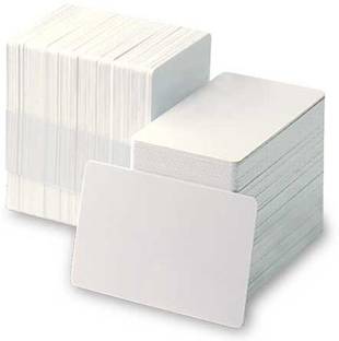 Zebra Technologies Thermal White Plain Cards Pack of 200 not for inkjet White Ink Toner