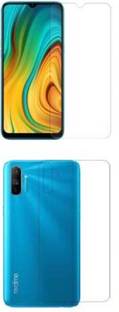 SOLIVAGANT Front and Back Tempered Glass for Realme c3