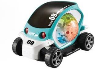 Haulsale Musical 09 Future Car BUMP ‘N’ GO Toy With 360 Degree Rotation & 4D Lights55