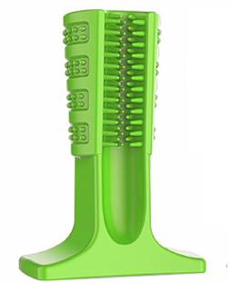 Protos India.Net Dog Toothbrush Brushing Teeth Cleaning Stick Oral Care Dental Natural Soft Rubber Pet Toothbrush