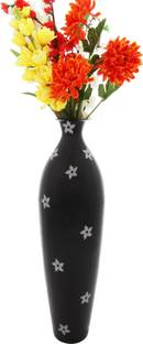 Flipkart Perfect Homes Black Large Iron Vase