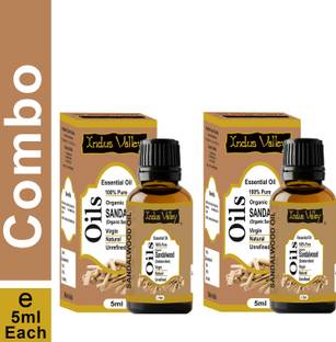 Indus Valley 100% Pure Sandalwood Essentail Oil (Set Of 2) - 10ml