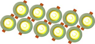 D'Mak 6 Watt Round LED COB Red Focus Light for (Set 10) POP/ Recessed Ceiling Light Ceiling Lamp