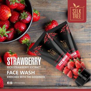 SILKTREE  Strawberry 100ml Face Wash