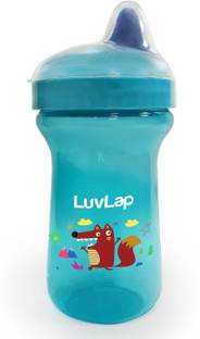 LuvLap Little Fox Sippy Cup, Silicone Spout, BPA Free, 300 ml, 6m+