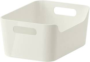IKEA Plastic Kitchen Storage Box (White) Storage Basket