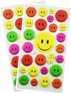 abtechzone Puffed Smily Sticker