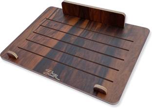7CR DT (1111) Laptop Stand DT (1111) LS Wooden Floor and Desk Stand Laptop Stand Compatible with Universal Laptops