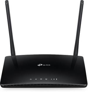TP-Link MR400 4G LTE 4G Router 2.4 GHz, 5 GHz 1200 Mbps Wifi Speed Dual Band External Antenna MiFi (Sim Based)