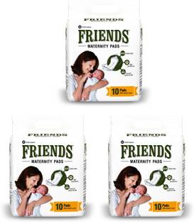 Friends Maternity Pads with Elastic Loop for Post Pregnancy Bleeding Sanitary Pad