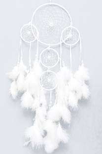 Pentbuns White Dream Catcher Decorative Showpiece  -  51 cm