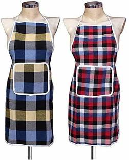 Shri Anand Creations Cotton Chef's Apron - Free Size