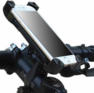 Frackson Black 360 Rotation Universal Bike Motorcycle phone hold Bike Mobile Holder