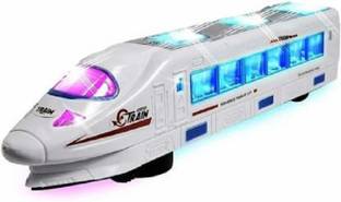 LooknlveSports High Speed Musical And Light Function Train For Kids/Gifts (Multicolor)