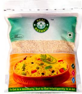 Real Basmati Half Grain (Pack of 10) Basmati Rice (Medium Grain, Steam)