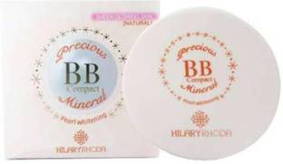 Hilary Rhoda Precious BB Compact Mineral ~ Pearl Whitening Sheer Glowing Natural Skin With Vitamin E ~ Color-02 Compact