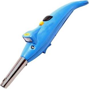 Adhunik Rasoi Dolphin Gas Lighter with LED Torch for Kitchen Plastic Electronic Gas Lighter